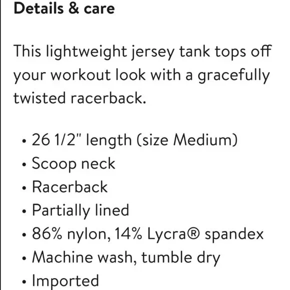 ALO Yoga Don't Get It Twisted Tank Size M *Black* - Picture 10 of 10